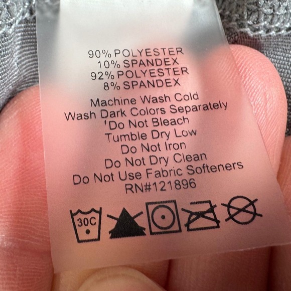 Title Nine Dream Skort Size L Red 14' White Striped Athletic Tennis Pickleball - Picture 5 of 9